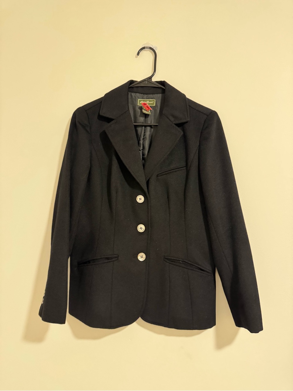 Vintage Eddie Bauer Black Women’s Tailored Blazer Jacket
